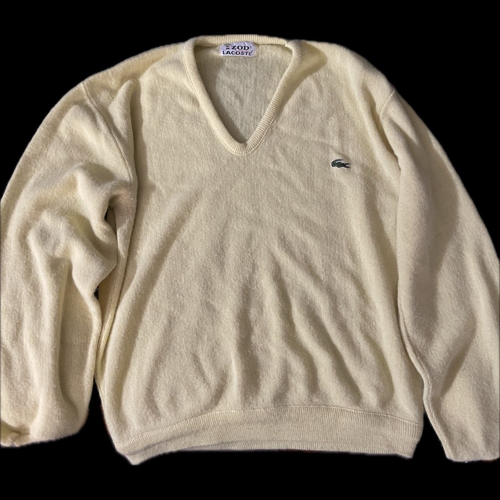 Lacoste Yellow Izod Sweater